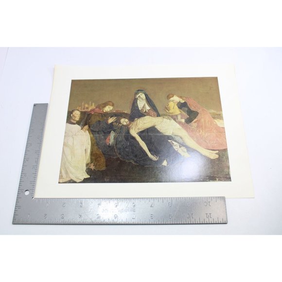 Avignon Pieta Print Vintage 88411 - Picture 3 of 4